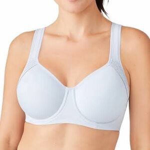 Wacoal Lindsey Sport Contour Underwire Sports Bra Baby Blue 853302 38DDD